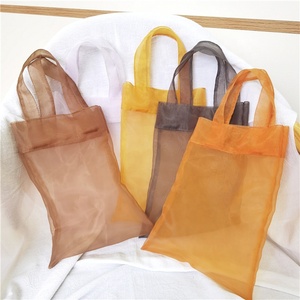 Bolsa de Compras de Organza Personalizada, Bolsa de Organza con Malla, Bolsa de Regalo para Navidad o Boda, Bolsa de Organza Resistente - Product Image 2