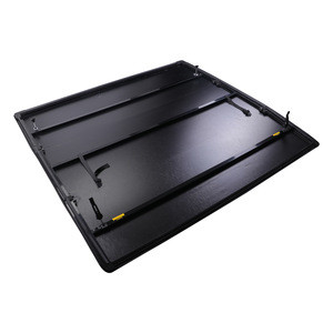 Couverture de benne de camionnette pliable souple à 4 panneaux 5-8 pieds, Couverture de benne de camionnette rigide pliable à 3 panneaux - Product Image 2