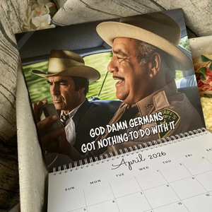Buford T Justice 2026 Wall Calendar A <b>Year</b> Of Sheriff Justice Monthly <b>Planner</b> For Home Office Desk Decor Gift - Product Image 2