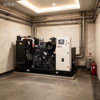 Générateur diesel ouvert de 150 kW avec démarrage automatique ATS, haute efficacité, doté d'un alternateur et de composants de haute qualité