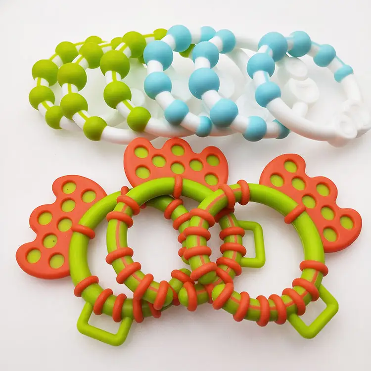 Brinquedos de círculo de plástico redondo, forma bebê, brinquedos em forma de bebê, círculo, mordedor, brinquedo, mordedor