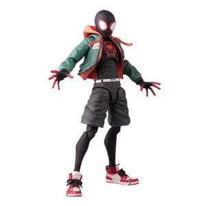 Cartoon Miles Morales Sentinel Anime Figure Action Model Ornaments Spider-verse Parker Movable Doll Toy Xmas Gift