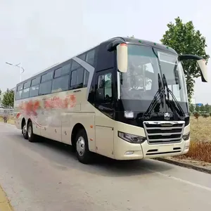 Uzun mesafe taşıma lüks tur otobüs koçu YC motor kullanılan otobüs Zhongtong 48-50 koltuk Vip lüks otobüs