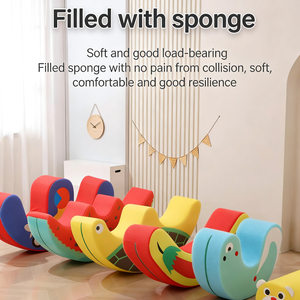 Cheval à bascule pour tout-petits de qualité supérieure, écologique, inodore, pour la <span class=keywords><strong>maternelle</strong></span>, aire de jeux intérieure, jeux amusants - Product Image 3