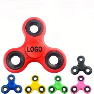 ของเล่นนิ้วมือหมุนพิมพ์โลโก้ตามสั่ง แก้เครียด สีสันสดใส - Product Image 1
