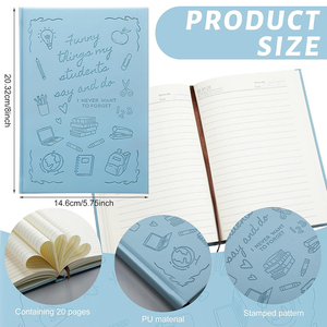 Cuaderno de Diario A5 con Cubierta de Cuero PU y Logotipo Personalizado, Páginas Rayadas Ecológicas, para Uso Escolar y de Oficina - Product Image 3