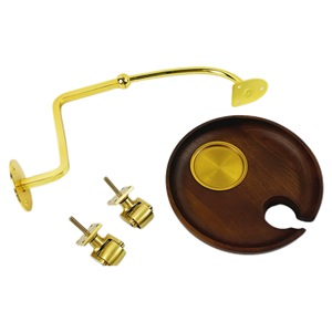 Accoudoir de chaise cigare Chao Guanxing en acier inoxydable doré et cuivre pur pour accessoires de mobilier - Product Image 4