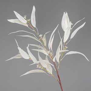 Branches de feuilles d'eucalyptus en soie artificielle 90CM pour DIY, plantes artificielles de Noël, décoration maison, mariage, jardin, aménagement paysager - Product Image 1