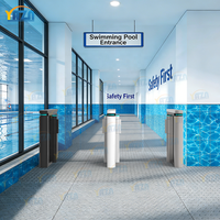 Torniquete de Acceso Rápido para Peatones, Control de Acceso de Acero Inoxidable, Barrera Automática Bidireccional para Estaciones de Metro, Aeropuertos y Ferrocarriles