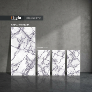 Azulejos de porcelana de lujo Colorado White de 800x1600 mm con diseño de mármol blanco para pisos comerciales de primera calidad - Product Image 3