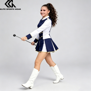 Tenues <span class=keywords><strong>de</strong></span> majorettes bleu roi pour concours <span class=keywords><strong>de</strong></span> beauté, costumes <span class=keywords><strong>de</strong></span> danse et <span class=keywords><strong>de</strong></span> spectacle, robes <span class=keywords><strong>de</strong></span> majorettes pour fanfare - Product Image 2