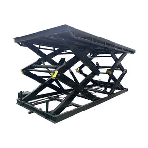 Plataforma Elevadora de Tijera Hidráulica Eléctrica de Acero con Certificación CE, Plataforma de Elevación Estacionaria para Trabajos de Construcción en Altura - Product Image 1