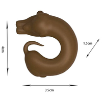 6 pièces drôle dessin animé Silicone verre à vin breloques reconnaissance 3D chat chiot chien vin tasse verre marqueurs étiquettes réutilisable boisson bouteille