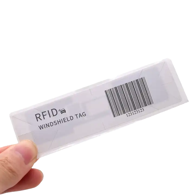 Hot Sale Custom Mini RFID Waterproof Payment Windshield Sticker Car Parking UHF Long Range Tag 134.2kHz Frequency Hotel ISO
