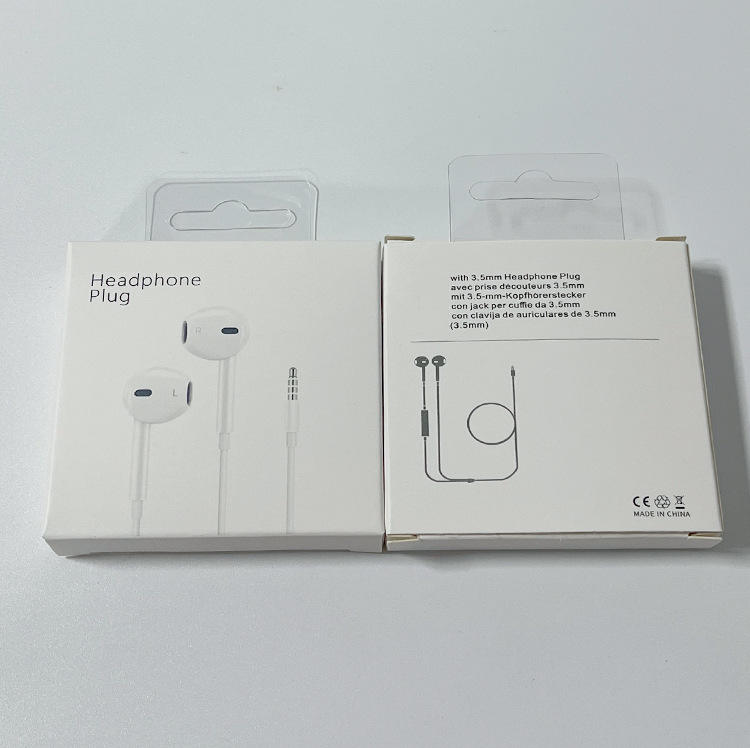 หูฟัง 3.5 มม. พร้อมกล่องกระดาษ