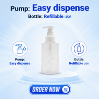 Bouteille pompe à mousse PET Wave de 650 ml, récipient pour nettoyant pour la peau, distributeur de savon moussant rechargeable, logo personnalisé, emballage OEM