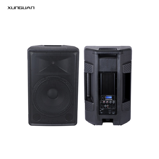 PE15 Professional Plastic Active Full Range 15 Inch 300W Amplifier DSP Speaker Outdoor Performance Can Connect a Passive Speaker