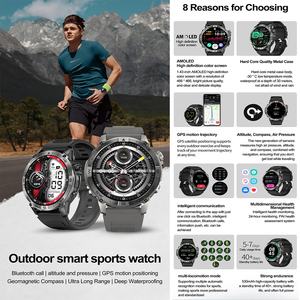Vanssa medidor de altitud personalizado supervivencia al aire libre deportes ciclo <span class=keywords><strong>montaña</strong></span> escalada camping <span class=keywords><strong>GPS</strong></span> brújula <span class=keywords><strong>reloj</strong></span> inteligente al aire libre - Product Image 2