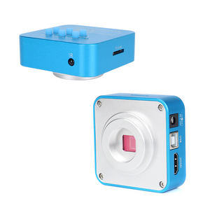 <span class=keywords><strong>Microscope</strong></span> industriel numérique USB pour réparation de téléphone/cellule Conception binoculaire/trinoculaire Grossissement 3.5-90X Résolution 1920x1080P - Product Image 4