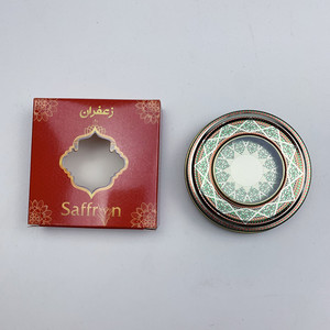 Stock en gros d'usine de boîtes en étain de <span class=keywords><strong>safran</strong></span> <span class=keywords><strong>iranien</strong></span> 1g 3g 5g 10g, boîtes cadeaux en étain avec fenêtre transparente pour le <span class=keywords><strong>safran</strong></span> - Product Image 6