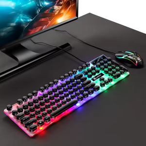 Ensemble clavier et souris filaires rétroéclairés pour PC Gamer, clavier et souris pour ordinateur de bureau - Product Image 6