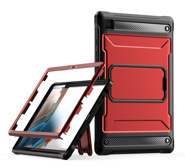 Heavy Duty Rugged Shockproof TPU Protective Cover Case for Samsung Galaxy Tab A8 10.5 2021 With the Front Frame