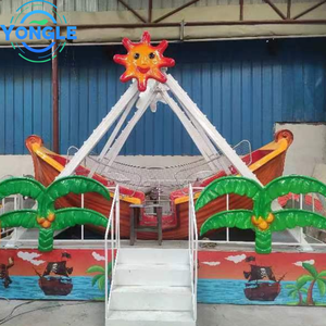 Puesto cuadrado al aire libre Barco pirata Proyecto de entretenimiento 12 Mini pequeño barco pirata para niños Equipo de entretenimiento - Product Image 2