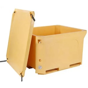 Bac isotherme en <span class=keywords><strong>plastique</strong></span> de 600 L haute capacité, extra large, pour le transport de fruits de mer - Product Image 5