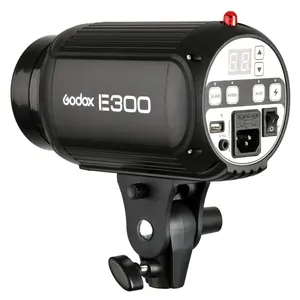 G/odox E300 사진 스튜디오 스트로브 사진 플래시 무선 제어 300w 스튜디오 라이트 포트 촬영을위한 작은 제품