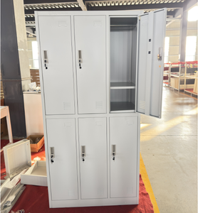 Armario Metálico de 6 Puertas para Personal, Armario Escolar de 6 Puertas, Armario de Gimnasio, Armario de Acero, Armario de Lavandería - Product Image 3