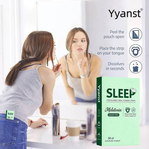 เมลาโทนินจากพืชสำหรับผู้ใหญ่ สูตร OEM/ODM ปราศจากน้ำตาลและกลูเตน ช่วยให้นอนหลับลึก ละลายเร็ว รูปแบบแผ่นอม - Product Image 3