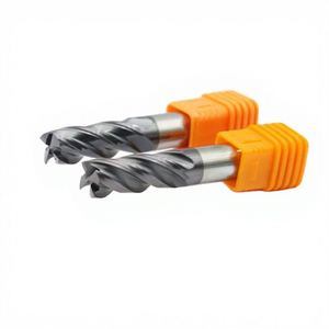 BFL-Fresa de carburo sólido de acero inoxidable, fresa de extremo de carburo de 4mm, cortador de fresado facial - Product Image 1