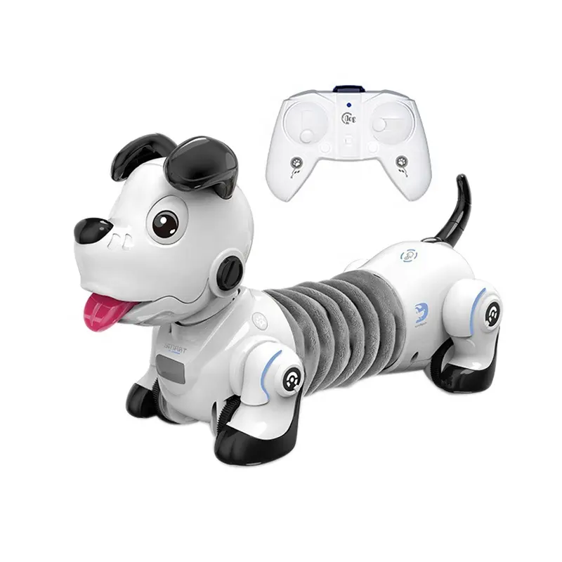 बुद्धिमान आर सी खिलौना रोबोट कुत्ता टच इशारे सेंसिंग अवरक्त रिमोट कंट्रोल dachshund कुत्ते का पालन मोड बिजली पिल्ला पालतू खिलौना