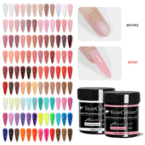 جل بناء الأظافر الأكريليك الصلب طويل الأمد لتقوية وتشكيل الأظافر 100 جرام - Product Image 2