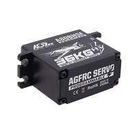 Servomoteur numérique programmable AGFRC A80BHSF à couple élevé 36KG 0.071Sec HV avec engrenages en acier pour jets/avions RC