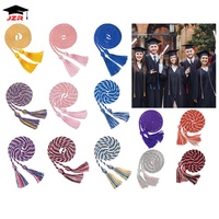 Cordons d'honneur de graduation personnalisés en couleur, 100% polyester, pour cérémonie de remise des diplômes