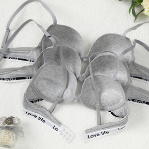 <span class=keywords><strong>Reggiseno</strong></span> IGBUH da Donna Comodo per Tutti i Giorni, Push-up con Ferretto, Personalizzabile OEM, Spalline Regolabili, Traspirante in <span class=keywords><strong>Maglia</strong></span> con Incrocio - Product Image 5