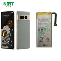 Baterai Pengganti NIBT OEM 0 Circle Real Capacity GTB1F 3.87V 4080mAh 15.48Wh Lithium untuk Ponsel Google Pixel 5