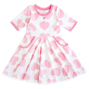 ชุดเดรสเด็กผู้หญิงลายดอกไม้สีชมพูแบบบูติก ดีไซน์ใหม่ทันสมัย แต่งระบายลูกไม้ สไตล์ลำลอง - Product Image 6