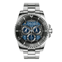 Reloj Inteligente Clásico LT15 con Llamadas Bluetooth, Pantalla de 1.28 Pulgadas, Resistente al Agua 5ATM, Asistente de Voz con IA, Monitoreo de Frecuencia Cardíaca y Salud, Diseño Moderno Unisex