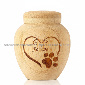 Caja de urna de madera para cenizas de mascotas Urnas de cremación de madera para cenizas de perros y gatos Urnas de palisandro a bajo precio - Product Image 1