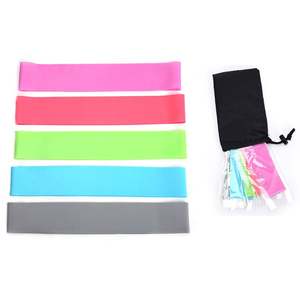 Jeu de bandes élastiques d'entraînement imprimées avec logo personnalisé bandes de résistance en Latex TPE pour Yoga Fitness Hanche <span class=keywords><strong>Bande</strong></span> d'exercice en vrac - Product Image 1