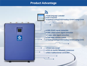 R290 onduleur géothermique pompe à chaleur eau-eau 12kw pompes à chaleur au sol pour le <span class=keywords><strong>chauffage</strong></span> de la <span class=keywords><strong>maison</strong></span> - Product Image 4