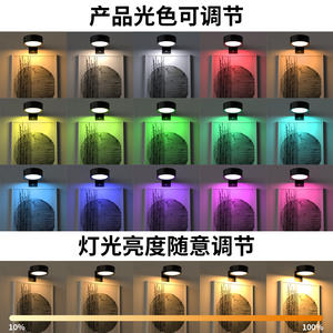 Modern LED Magnetic Wall <b>Lamp</b> E27 Switch Control 25000 Hours Lifespan For Home Art Display Lighting - Product Image 2