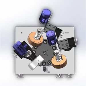 Machine de meulage/polissage de surface arrière de boîtier de montre automatique finition claire/miroir avec composant moteur central - Product Image 5