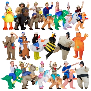 Disfraz Inflable de Dinosaurio Divertido para Fiestas de Carnaval, Disfraz de Tiranosaurio Rex - Product Image 3