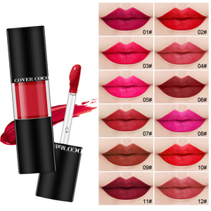 Cosmetic least wholesale lovely glitter long lasting matte lip <span class=keywords><strong>gloss</strong></span> with 24 tubes - Product Image 5