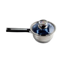 Africa 23 pièces Batterie de cuisine de luxe en acier inoxydable écologique avec couvercles en verre, compatible gaz et induction, comprenant Casserole, Friteuse et Cuiseur vapeur