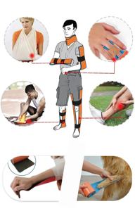 Attelle médicale en aluminium thermoplastique pour doigt du milieu de premiers soins personnalisée attelle flexible pour rouleau de fracture et pliage pour doigt - Product Image 6