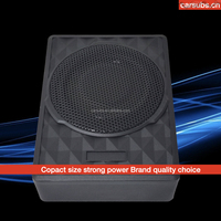 Caisson de basses de voiture 6.5 pouces RMS 300W Peak 1200W Strong Bass Subwoofer actif sous le siège pour véhicule électrique